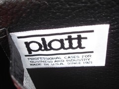Platt Hard Travel Tool Case Servicemans Luggage With Tool Pallet Insert