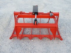 48″ Orange Root Rake Grapple Bucket Attachment Skid Steer Tractor Loader