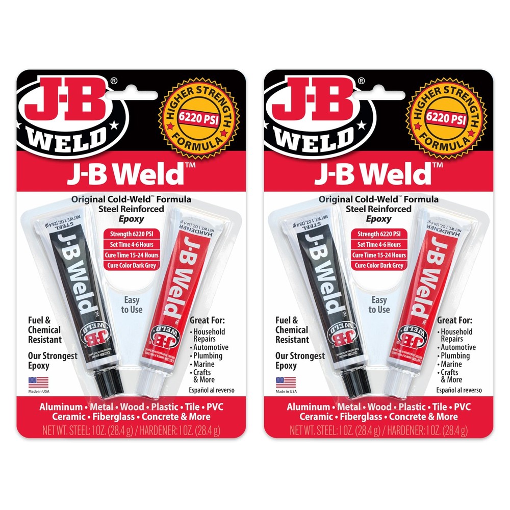 Original Epoxy, Steel Reinforced Epoxy, High Strength 2 Pack, Dark Grey 8265S2