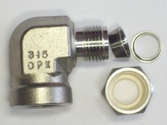 1- Swagelok Stainless Steel Elbow Fitting, 3/8″ OD Tube x 3/8″ FNPT, SS-600-8-6