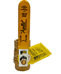 Apollo 94A-104-01 3/4″ NPT Brass Ball Valve, Full Port 600-psi CWP, Lever Op.