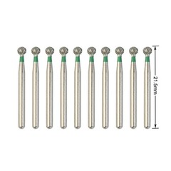 Dental Diamond Round Burs FG Shank BR-28C Ball Coarse Grit Green High Speed Bur