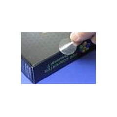 1″ Crystal Clear Wafer Seals/Mailing Tabs Package Seals Round Circle 500 labels