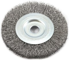 Coarse Wire Wheel Brush 4-Inch x .012-Inch for Rust Removal & Surface Cleaning