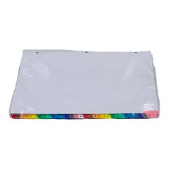 Universal Table of Contents Dividers 31 Tab 3 Hole Punched Letter Size