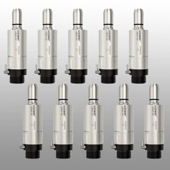 AZDENT Dental 1:1 Direct Drive Low Speed Air Motor Turbine Handpiece 2 Holes