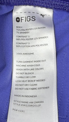 FIGS Rafaela Sleeveless Top XXS HW Zamora Jogger Pants XSP Scrub Set Royal Blue