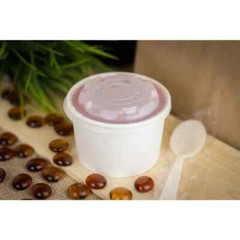 Karat Earth 8oz Eco-Friendly Paper Food Containers – White (90.8mm) – 1,000 ct