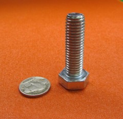 Tap Bolt Metric, FT, GR 10.9 Zinc M12 x 1.75 x 40 mm Length, 25 Pcs
