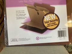 Smead 14060 2 Partition Folders Built In Wallet USA Letter Size