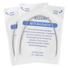 AZDENT Dental Orthodontic Niti Round Arch Wires Super Elastic Expanded 012-020