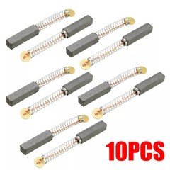 High Performance Carbon Brush Set 10 Pcs 20mm x 5mm x 5mm Long Service Life