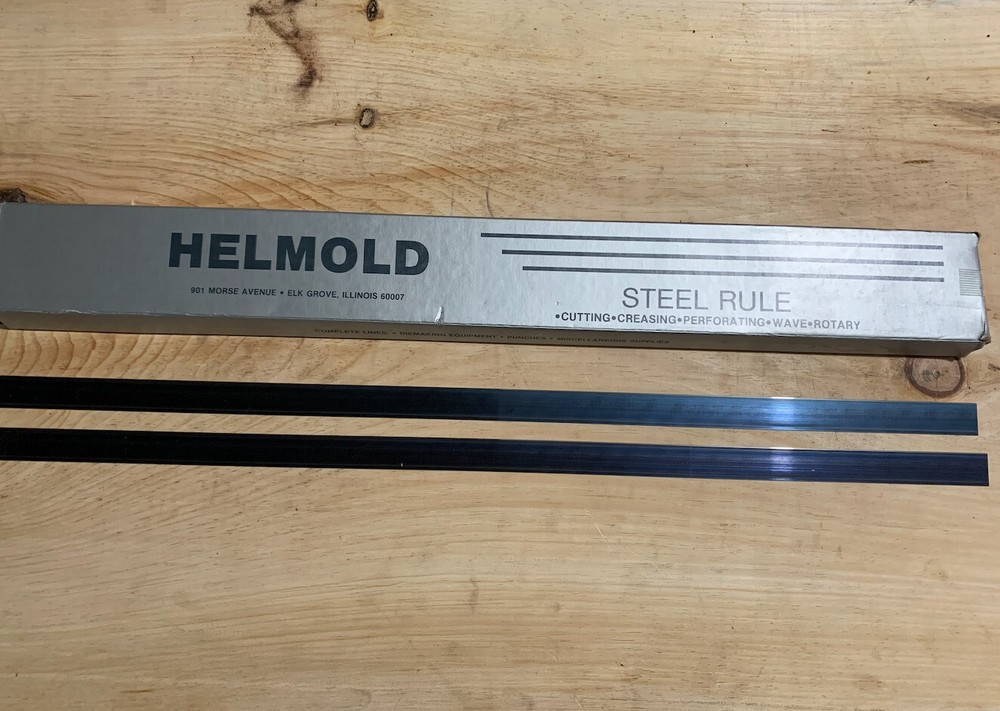 Helmold Steel Rule Die Material 50 Degrees SE .937 30″ Lot of 5 USA NEW