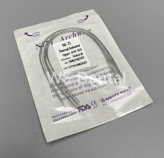 Dental Ortho Arch Wire Thermal Activated Niti Round Rectangular Natural Form