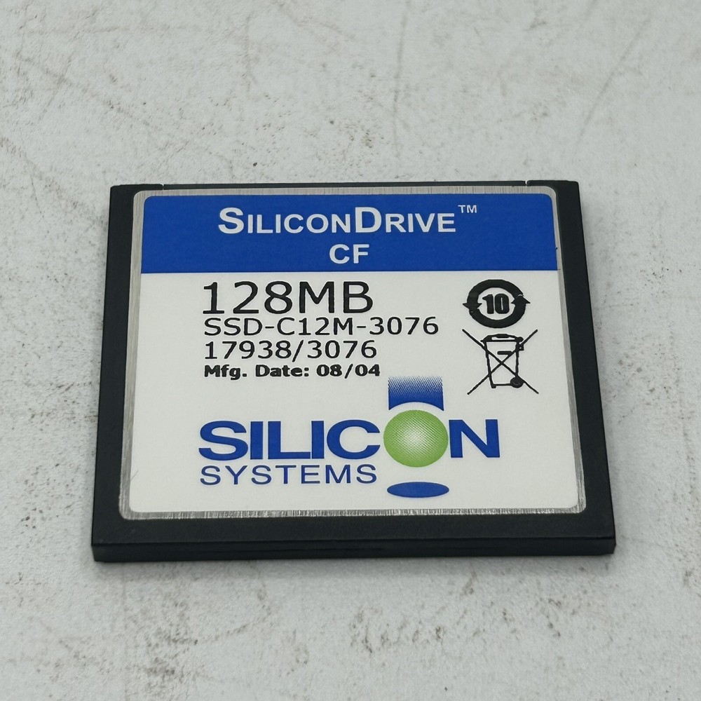 SILICON 5CFCRD.0128-03 5CFCRD012803 SSD-C12M-3076 SSD-C12M-3076 128MB