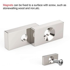 5 10 20 50 Pcs Tiny Block Round Disc Ring Hole Rare Earth Neodymium Magnets N35