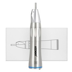 AZDENT Dental Surgical 1:1 Fiber Optic LED Straight Handpiece Inner Channel