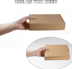 Shipping Boxes Corrugated Cardboard For Small Bussiness Packing Mailing 25 Pack