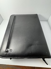 VTG Leather Franklin Covey Planner Crossbody Strap Classic Zip Free Shipping
