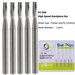 Wave Dental Carbide Bur Friction Grip FG 557 557L 169L 701 702L High Speed PRIMA