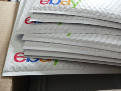 Padded Envelopes. 15 ebay branded airjacket 10″ x 14″ bubble mailers 15
