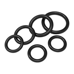 O-Ring Cord Thickness 1.2mm x OD 5mm – 50mm Sealing Rubber Ring Black NBR 70