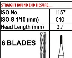 Kerr Beavers FG1157 Carbide Burs FG 1157 Bur #1157 Friction Grip 100-10pk