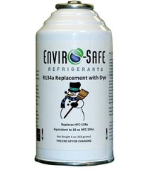 Envirosafe RI34a Replacement Refrigerant Modern Organic w/Yellow UV Dye 6 oz Can