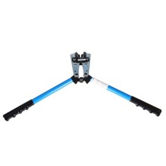 2 Piece Battery Cable Lug Crimping Tool Wire Crimper Tool with Cable Cutter US