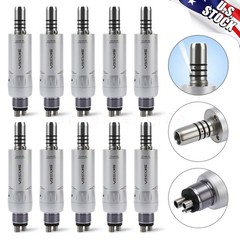 1-10*SKYSEA Dental Low Speed Handpiece Internal E-TYPE Air Motor 4 Hole fit KAVO