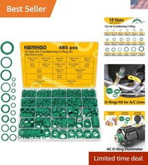485 PCS Metric AC O Ring Kit – Automotive A/C System Seal Kit Compatible with…