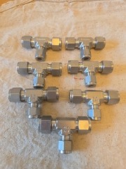 7 Swagelok SS-600-3-6-4 Stainless Union Tee 3/8″ Tube 3/8in Tube 1/4″ Reducing