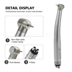 10 Packs NSK Style Dental High Speed Handpiece Push Button 4Hole Air Turbine USA