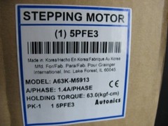 AUTONICS A63K-M5913 STEPPING MOTOR, 5.5V DC/Phase, 5PFE3, USA SHIP -NEW IN BOX-