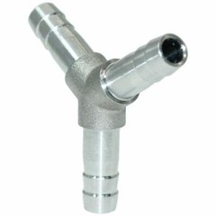 Stainless Steel 3/8″ Hose Barb 3 Way Y Shaped Union Home Brew Fitting