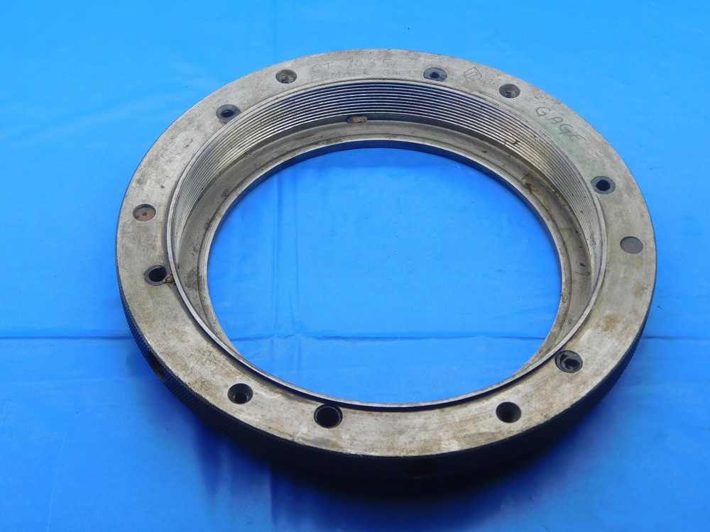 SHOP MADE 5 3/4 16 SOLID THREAD RING GAGE 5.75 5.750 5 3/4″-16 INSPECTION CHECK