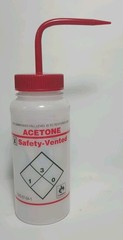 Bel-Art GHS Labeled Safety Vented Acetone Wash / Squeeze Bottle