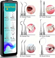 CATACC PRO Dental Tools, Dental Pick for Teeth Cleaning, Stainless Steel Hygiene