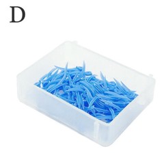 400* Dental Perforated Interdental Wedge with Hole Wave Shape Arc Concave Wedges