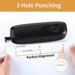 Electric 3 Hole Punch, 20-Sheet Capacity