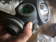 2x Large Scott M95 Full Face Gas Mask Respirators.