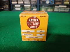 Kester 44 Rosin Core Solder Wire 63/37 .062 (1.5mm) 1 lb Spool Sn63 Pb37 NOS USA