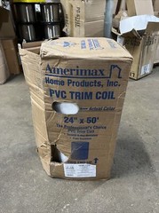 Amerimax 6912458 PVC Trim Coil – White 24” X 50’