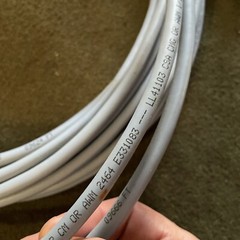 LUTZE A3142208 Flexible TP Electronic Cable; Shielded 22 AWG 4TP PLTC 50FT
