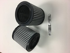2 PACK SOLBERG 19, GAST AJ134C AIR FILTER ELEMENTS – 4.75 TALL 4.3/8 OD 3” ID