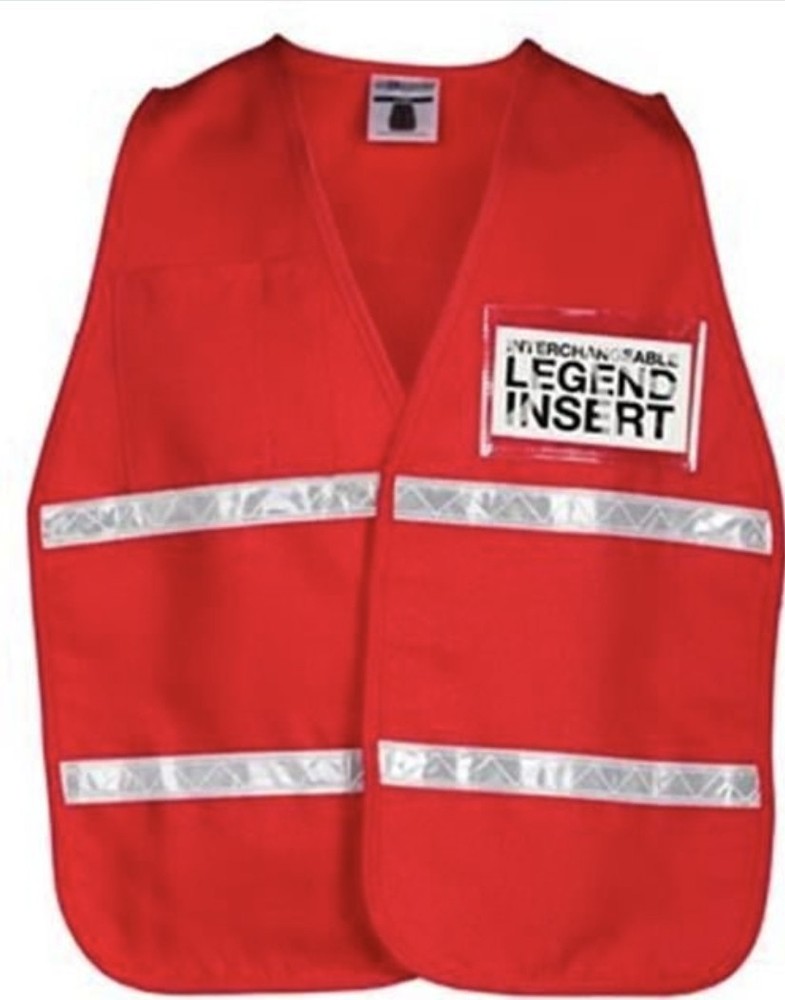 ML Kishigo Model 3707 Incident Command Orange Vest “One Size Fits All”