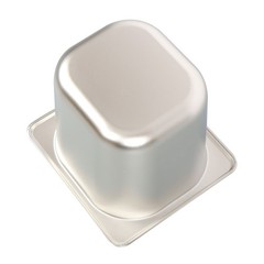 6 Pack 1/6 Size Hotel Pans Steam Table Pan Stainless Steel 6″ Deep W/Lids