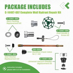 for Prier C-144KT-807 Anti-Siphon Freezeless Faucet Repair Kit for Wall Hydrant