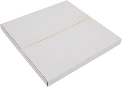100PCS White LP Shipping Mailer Boxes, 12.5In*12.5In*1/2In & 1In Album Paper Box