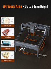 Carverall K15PRO 5W Laser Engraver Machine for Wood Leather Acrylic DIY Gifts